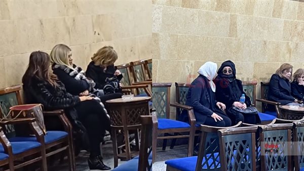 بوسي شلبي في عزاء