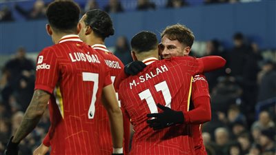 نتيجة مباراة ليفربول وإيفرتون بالدوري الإنجليزي.. التعادل الإيجابي يحسم الشوط الأول