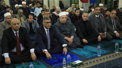 محافظ الجيزة يشهد احتفالية ليلة النصف من شعبان بمسجد الكواكبي في العجوزة