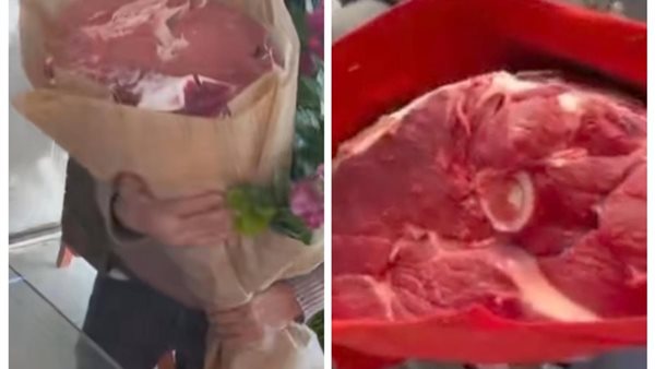  بوكيه لحم..أغرب