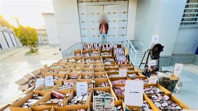 القبض على تاجر بحوزته 3 ملايين قطعة ألعاب نارية بالفيوم