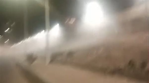 تصاعد دخان كثيف في