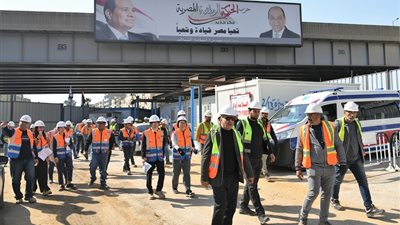 وفد من وكالة الجايكا اليابانية يتفقد محطات الخط الرابع للمترو | صور