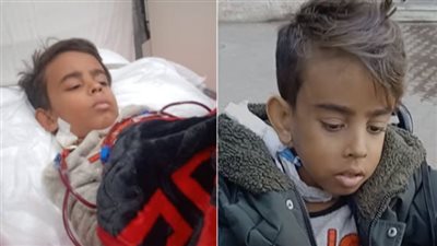 يا أهل مصر الغاليين.. أسرة الطفل الفلسطيني أمير زاهر المريض بالفشل الكلوي تناشد أطباء المسالك: محتاجة مساعدتكم