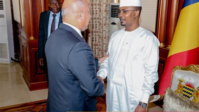 رئيس تشاد يبحث مع كامل الوزير خطط الربط البري والتعاون الاقتصادي