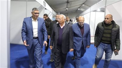 محافظ الجيزة يعاين التجهيزات النهائية لمعارض أهلًا رمضان بالعمرانية وإمبابة 