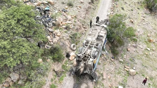 حادث سقوط حافلة في