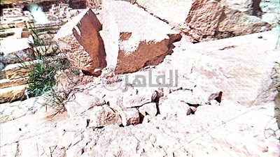مذكرة تكشف وجود تكسير بحجارة معبد أثري وتحريك بعضها من مكانه ببني سويف│خاص