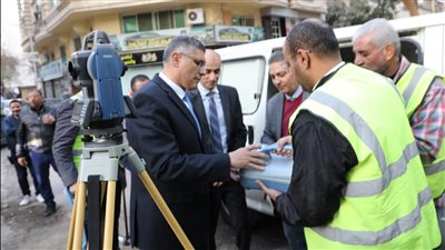 محافظ الجيزة: جهاز شبكات المرافق يتيح معلومات دقيقة لإنجاز المشروعات| صور