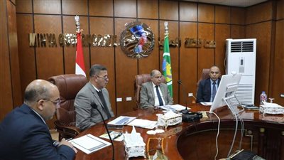 محافظ المنيا: المحافظة الأولى في الاستجابة للمتغيرات المكانية بنسبة إنجاز 99.62%