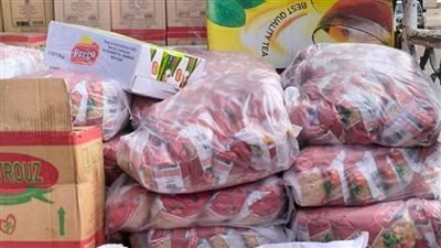 ضبط سيارة محملة بـ3213 عبوة سلع تموينية قبل بيعها بالسوق السوداء بالبحيرة