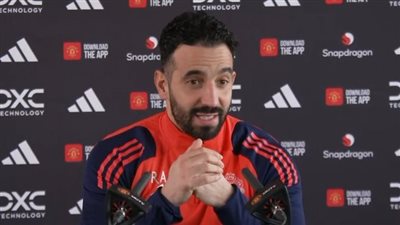 أموريم: أريد الفوز على إيفرتون غدًا.. والسير أليكس فيرجسون لا يمكن تعويضه