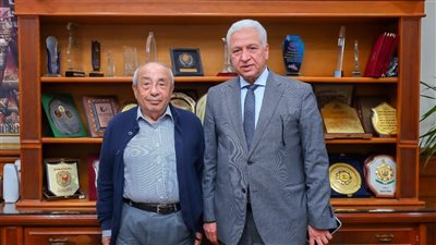 نقيب المهندسين يستقبل رئيس اتحاد مقاولي غزة لدعم جهود إعادة إعمار القطاع