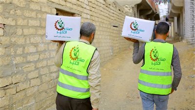 بالخير جايين.. صناع الخير: مليون مواطن يستفيد من كراتين المواد الغذائية خلال شهر رمضان