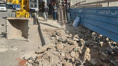 محافظة الإسكندرية توضح أسباب تكسير الأرصفة بشارع القاهرة