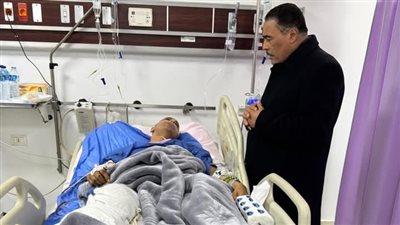 إصابة نجل محافظ مطروح في حادث سير | صور