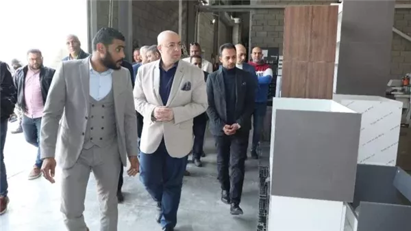 محافظ بني سويف خلال