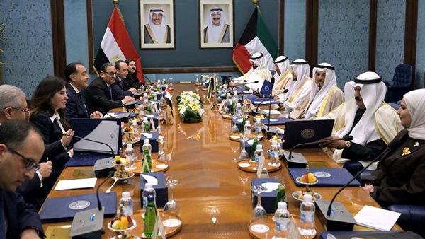 رئيسا وزراء مصر والكويت