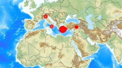 زلزال يضرب جزيرة كريت بقوة 3.8 على مقياس ريختر