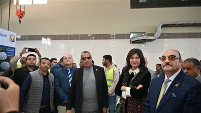 محافظ جنوب سيناء ومرافقوه يتفقدون محطة تحلية مياه الشرب بطابا بتكلفة إجمالية 350 مليون جنيه