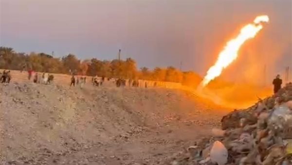 حادث انفجار خط غاز