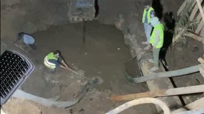 انقطاع المياه لليوم الرابع في الأقصر بعد انهيار خط الصرف الصحي