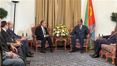 وزير الخارجية والهجرة ينقل رسالة شفهية من الرئيس السيسي إلى رئيس أريتريا