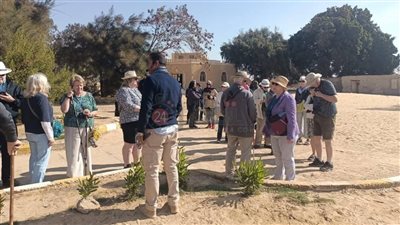 أفواج سياحية من 12 دولة تزور المناطق الأثرية في المنيا