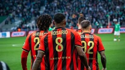 في غياب عبد المنعم.. نيس يضرب سانت إيتيان بثلاثية بالدوري الفرنسي