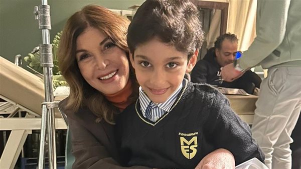 ميرفت أمين وحفيد