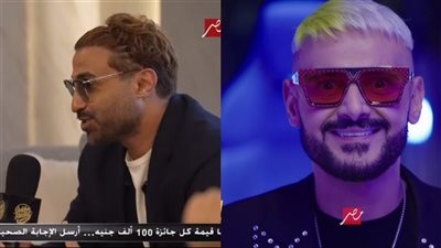 رامز جلال يقدم أحمد فهمي: مبيعرفش يعمل غير حاجتين يتجوز ويربي كلاب