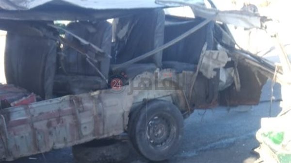 تصادم ميكروباص مع