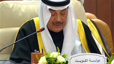 ولي عهد الكويت: نرفض تحميل مصر والسعودية والأردن أي تبعات لتهجير الفلسطينيين 