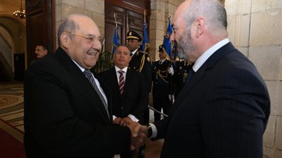 رئيس مجلس الشيوخ يلتقي نظيره الإسباني 