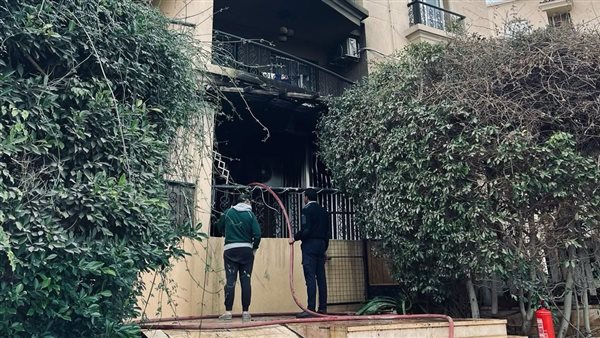 الشقة محل الحريق