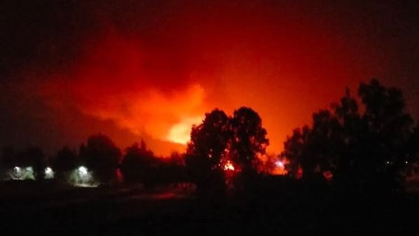 حريق مزرعة دواجن