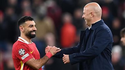 سلوت: لم أفاجأ باستمرار محمد صلاح في هذا المستوى بالنسبة لعمره