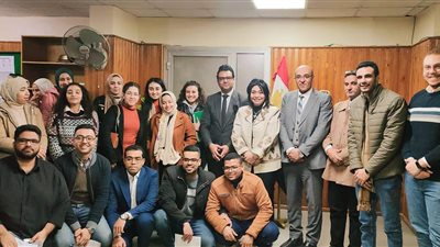 بعد استلامهم العمل.. وكيل صحة سوهاج يلتقي دفعة 2022 علاج طبيعي