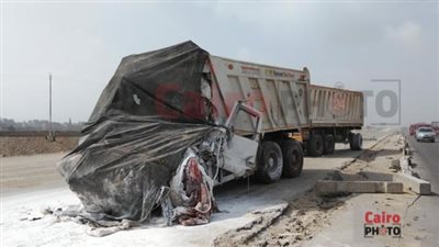 أسماء ضحايا حادث تصادم سيارتي تريلا بالمنوفية | خاص