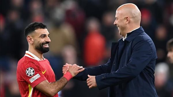 آرني سلوت ومحمد صلاح