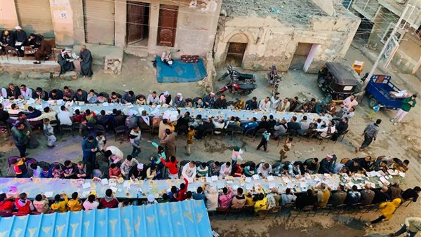 الإفطار الجماعي بقرية