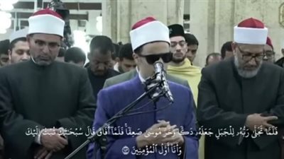 من ذوي البصيرة.. أول تعليق للطالب محمد أحمد بعد إمامته المصلين في التراويح بالجامع الأزهر