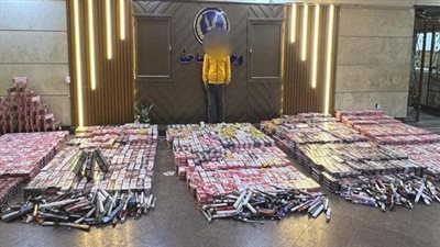 الداخلية تضبط 2.5 مليون قطعة ألعاب نارية في حملات أمنية بالمحافظات