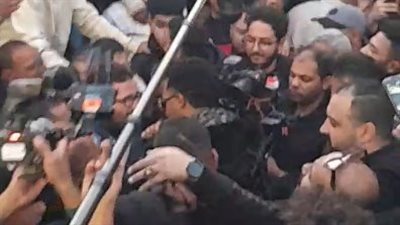 زحام جماهيري حول محمد رمضان خلال تصوير برنامجه في مصر الجديدة ومدينة نصر | بث مباشر