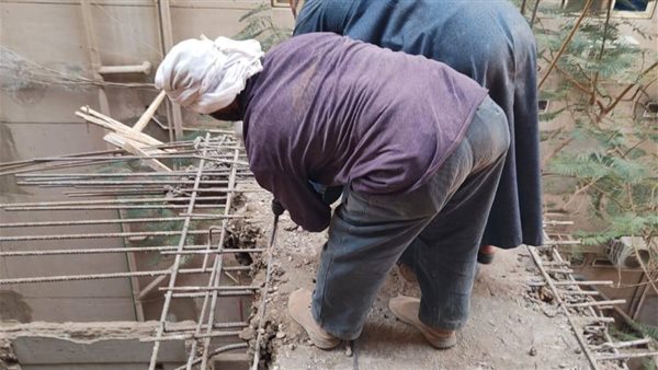 إزالة سلم خرساني