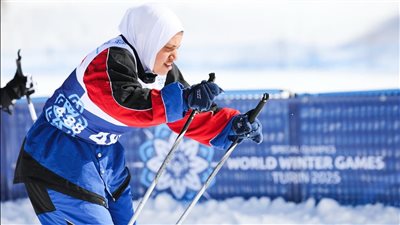 وزيرة التضامن تتابع مشاركة بعثة الأولمبياد الخاص بفعاليات تورين 2025 | صور