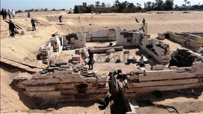 ننشر صور بدء أعمال حفائر البعثة الفرنسية بمنطقة باويط الأثرية 