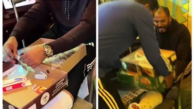  تسلم إيدك يا بطل.. شاب مصاب بقدمه يشارك في تحضيرات إفطار المطرية ويحظى بإعجاب السوشيال ميديا 