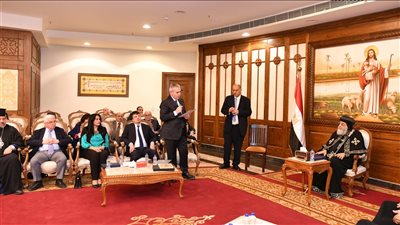 البابا تواضروس يستقبل الأمين العام للجمعية البرلمانية للأرثوذكسية