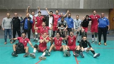 فريق نادي المنيا للكرة الطائرة يصعد إلى الدوري الممتاز بعد الفوز على فريق بني سويف